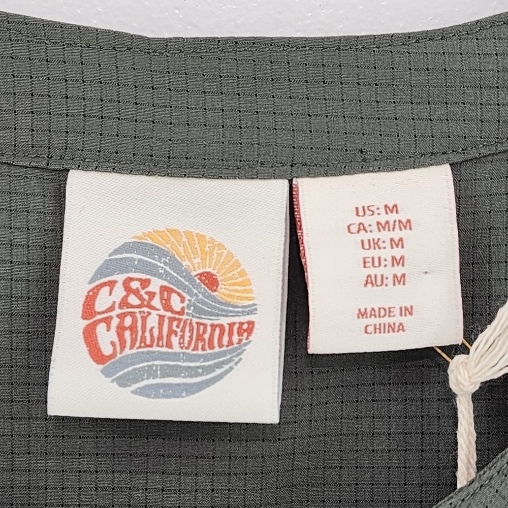 C&C California Women's Mesh Ripstop Romper - M - Picture 5 of 8